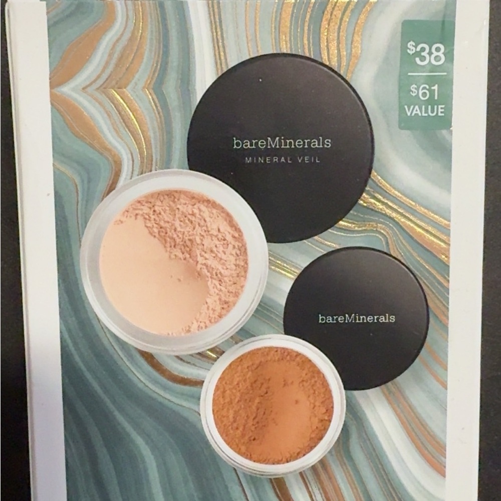 bareMinerals Mineral Veil Duo with Peach and Tan Powders